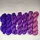 Hand-dyed Merino/kidmocher yarn set 250g/100m weight 671g, Yarn, Oktyabrsky,  Фото №1