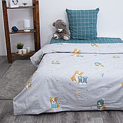 Для дома и интерьера ручной работы. Ярмарка Мастеров - ручная работа Cotton bed linen for children. Handmade.