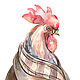 New! Elegant cock in the coat, watercolor. Pictures. Belasla. Online shopping on My Livemaster.  Фото №2