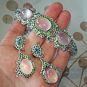 Украшения handmade. Livemaster - original item Jewelry kit Marie Antoinette bracelet and earrings. Handmade.