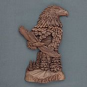 Картины и панно handmade. Livemaster - original item Panels: Eagles and pines. Handmade.