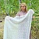  Down shawl 'Warm winter' openwork knitted, Shawls, Urjupinsk,  Фото №1
