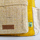 Backpack made of hemp Thamel yellow. Backpacks. Hemp bags and yarn | Alyona Larina (hempforlife). Online shopping on My Livemaster.  Фото №2