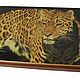Backgammon Perm 'Leopard', average 50. Backgammon and checkers. H-Present more, than a gift!. Online shopping on My Livemaster.  Фото №2