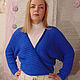 Sweater knit Dolman wrap decor. Sweater Jackets. Авторское ателье Albina Alex. Online shopping on My Livemaster.  Фото №2