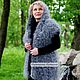 Кудрявый  вязанный жилет с капюшоном и карманами. Жилеты. Наталья  Пуховая Мастерская (puhovyiy-master). Ярмарка Мастеров.  Фото №12