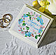 Jewelry box wedding jewelry Box for wedding rings Wedding box
