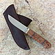 Нож "Лесной-1" 95х18 стаб.карелка, Ножи, Ворсма,  Фото №1
