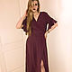 Wrap dress with the smell of 'Crimson'. Dresses. Lana Kmekich (lanakmekich). Online shopping on My Livemaster.  Фото №2