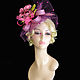 Hat with a veil ' Pink dessert'. Hats1. Novozhilova Hats. Online shopping on My Livemaster.  Фото №2