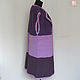Knitted coat without rukva 'Lilac tricolor'. Coats. vyazanaya6tu4ka. Online shopping on My Livemaster.  Фото №2