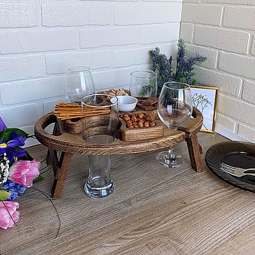 Украшения ручной работы. Ярмарка Мастеров - ручная работа Столик «Комбо» из ясеня. Handmade.