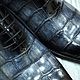Classic oxfords, made of the abdominal part of genuine crocodile leather. Oxfords. SHOES&BAGS. My Livemaster. Фото №5