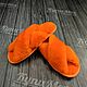 Slippers from Australian Mouton 'Chanel' (Orange). Slippers. kupimeh. Online shopping on My Livemaster.  Фото №2