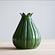 Vase 'Melon Emerald L' 1,4 l. Vases. Hill & Mill. My Livemaster. Фото №4