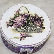 Для дома и интерьера handmade. Livemaster - original item Round box 