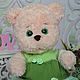 Игрушка вязаная "Мишка Сонечка". Мягкие игрушки. Тамара и Анастасия (Вязаные игрушки). Ярмарка Мастеров.  Фото №4