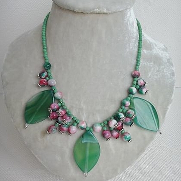 Украшения ручной работы. Ярмарка Мастеров - ручная работа Колье "Ягодное". Handmade.