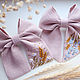 Bow with embroidery - Spikelets, daisies. Hairpins. annetka-ann (annetka-ann). Online shopping on My Livemaster.  Фото №2
