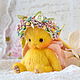 Солнечная Зайка (6,5 см). Тедди Зверята. teddy_and_toys. Интернет-магазин Ярмарка Мастеров.  Фото №2