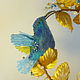 Felted brooch' Hummingbird'. Brooches. Fire-flower. Online shopping on My Livemaster.  Фото №2
