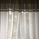 Order Linen tulle ' Natural style'. Linen fantasy. Livemaster. . Curtains1 Фото №3