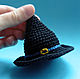 Witch hat for Barbie. Halloween. Pointy hat. Clothes for dolls. Knitted toys & Wood products. My Livemaster. Фото №5