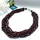 Garnet necklace ' Cherry Dream», Necklace, Moscow,  Фото №1
