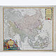 Винтаж: Карта Азии Иоганна Маттиаса Хасе. 1744 год. Оригинал, Картины винтажные, Москва,  Фото №1