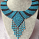 Necklace with turquoise and hematite, Necklace, Moscow,  Фото №1