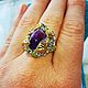 Ring 'Sweet dream' with amethyst. Rings. SELENA. My Livemaster. Фото №6
