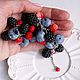 Order Bracelet 'Strawberry with blueberries and blackberries'. Country Cottage. Livemaster. . Bead bracelet Фото №3