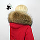 The edge of the hood from raccoon fur. Wholemeal. №1. Collars. Mishan (mishan). My Livemaster. Фото №4