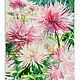 Order  Asters, watercolor sketch, delicate painting in pink in the interior. Belasla. Livemaster. . Pictures Фото №3