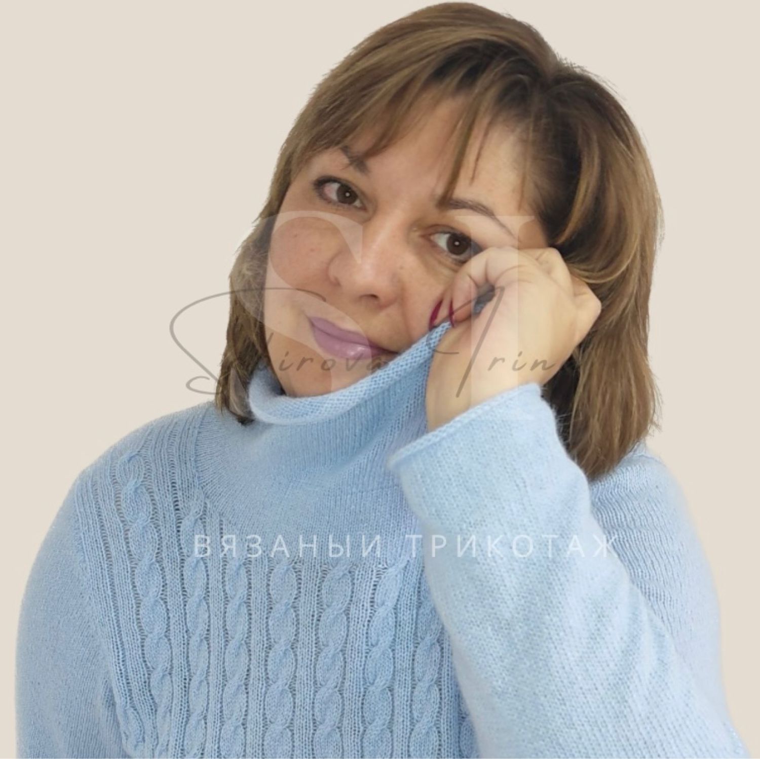 Стильный мохеровый пуловер с градиентом: видео МК