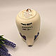 Ceramic milk jug Flowering lavender decoupage. Utensils. Вязаные сумки, косынки (Olly). My Livemaster. Фото №5