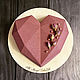 Муссовый торт «Гранённое сердце». Кулинарные сувениры. Ah! Margo! СакеSPb. Интернет-магазин Ярмарка Мастеров.  Фото №2