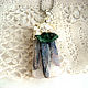 Order Snow Queen pendant made of selenite and kyanite. AfricaForever. Livemaster. . Pendants Фото №3