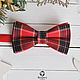 Tie Royal Stewart / red butterfly, tartan, plaid. Butterflies. Respect Accessories. Online shopping on My Livemaster.  Фото №2