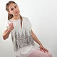Tunic London and-painted chiffon and crepe, Blouses, Moscow,  Фото №1