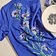 Cornflower T-Shirt. T-shirts. krasa-art. My Livemaster. Фото №7