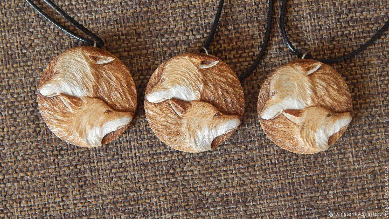 Подвеска лисы – заказать на Ярмарке Мастеров – C0WQJRU | Подвески ...