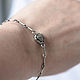 Layering bracelet with pyrite _ Sterling silver bracelet. Bead bracelet. Zhanat Kim jewelry. Online shopping on My Livemaster.  Фото №2