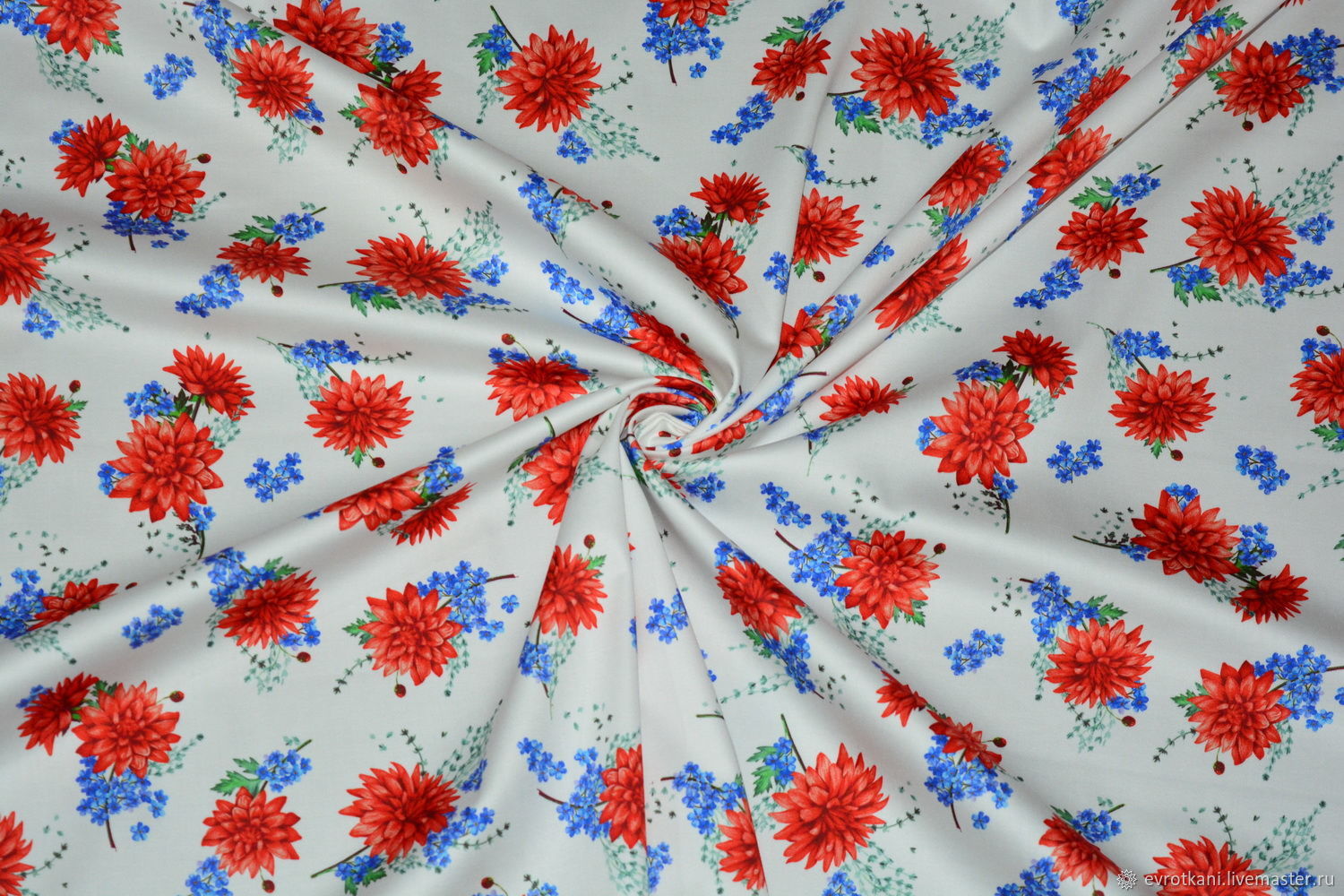 Хлопок сатин купить в интернет-магазине Ярмарка Мастеров по цене 3200 ...