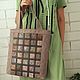 Large women's bag, shopper, patchwork, document bag, 355, Classic Bag, Saratov,  Фото №1