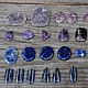 Order Cabochons (charoite, lapis lazuli, lepidolite and quartz). creative_work. Livemaster. . Cabochons Фото №3