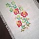 Decorative Embroidered napkin. Doilies. Milada  - Needlewoman. My Livemaster. Фото №4