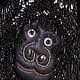 Handbag of black velvet with beaded monkey. Sacks. TURBAN SVS. Online shopping on My Livemaster.  Фото №2