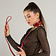 Order Red leather choker with ring, BDSM leather collar. goldbergatelier. Livemaster. . Collar Фото №3