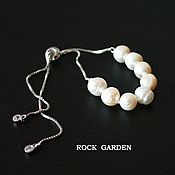 Украшения handmade. Livemaster - original item Bracelet with natural pearls (100). Handmade.